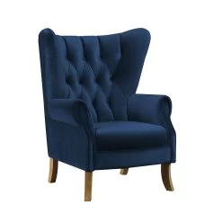 Adonis Accent Chair (Navy Blue)