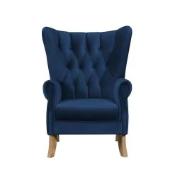 Adonis Accent Chair (Navy Blue) -Professional Furniture Discount Store 59519 accent chair 3