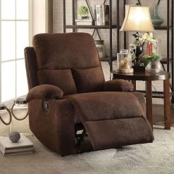 Rosia Recliner (Chocolate Linen)
