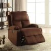 Rosia Recliner (Chocolate Microfiber)