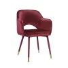 Applewood Accent Chair (Bordeaux-Red)
