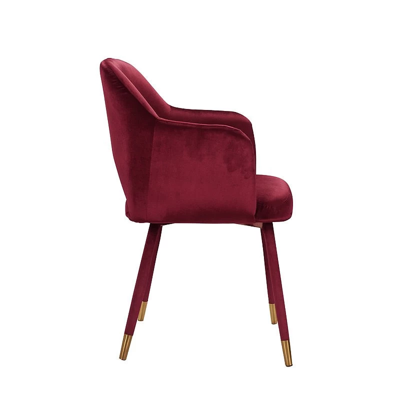 Applewood Accent Chair (Bordeaux-Red) 4 Applewood Accent Chair (Bordeaux-Red) - Image 4