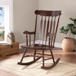 Raina Rocking Chair (Cappuccino)