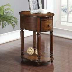 Peniel Side Table (Dark Oak)