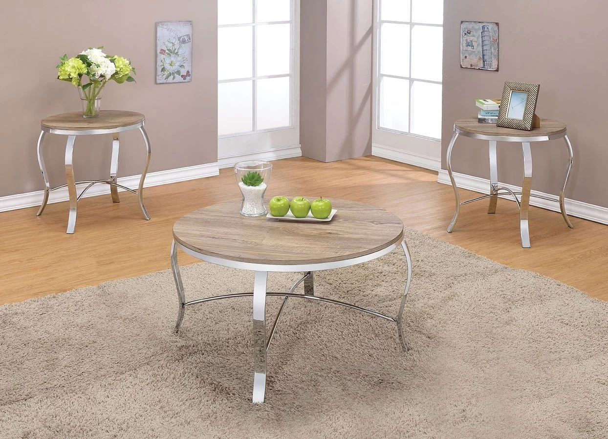Malai 3-Piece Occasional Table Set (Light Oak) 1 Malai 3-Piece Occasional Table Set (Light Oak)