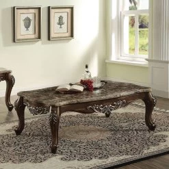 Latisha Marble Top Occasional Table Set -Professional Furniture Discount Store 82145 marble top coffee table 1