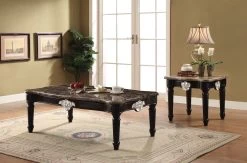 Ernestine Marble Top Occasional Table Set 5 Ernestine Marble Top Occasional Table Set -Professional Furniture Discount Store 82150 82152 marble top ot set 1
