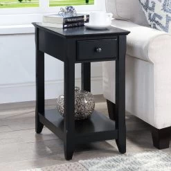 Bertie Accent Table (Black)