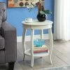 Aberta Accent Table (Antique White)
