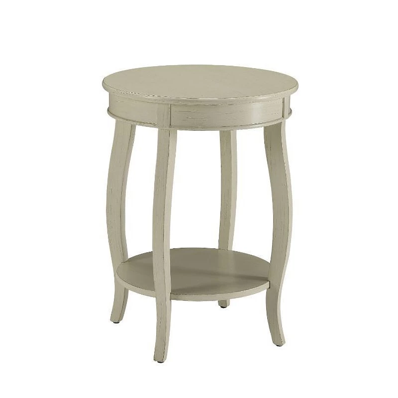Aberta Accent Table (Antique White) 2 Aberta Accent Table (Antique White) - Image 2