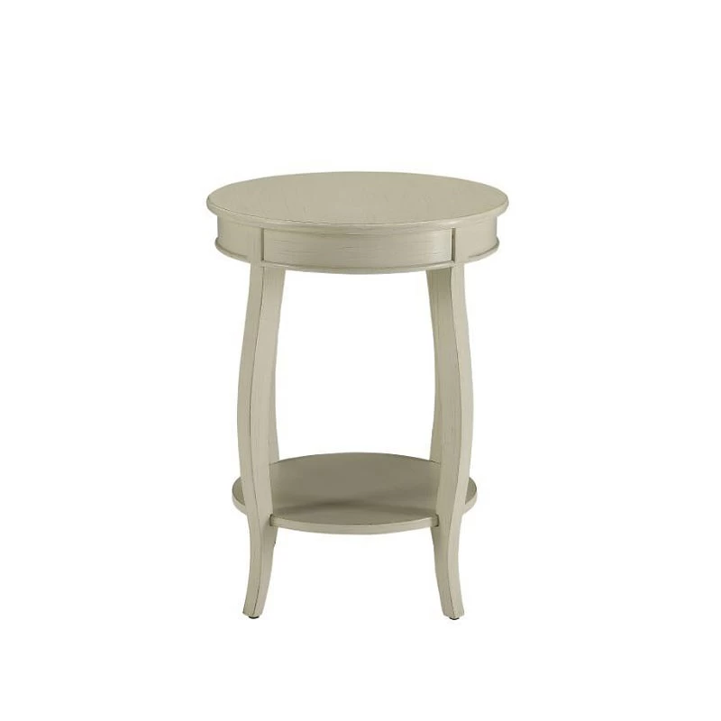 Aberta Accent Table (Antique White) 3 Aberta Accent Table (Antique White) - Image 3