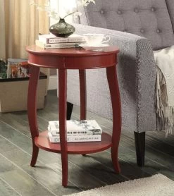 Aberta Accent Table (Red)