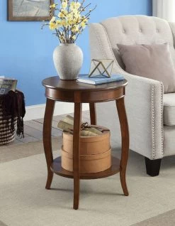 Aberta Accent Table (Walnut)