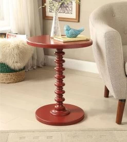 Acton Accent Table (Red)