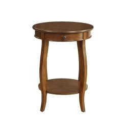 Alysa Accent Table (Walnut) -Professional Furniture Discount Store 82814 table 3