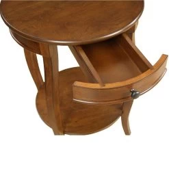 Alysa Accent Table (Walnut) -Professional Furniture Discount Store 82814 table 4