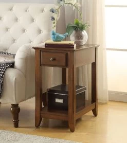 Bertie Accent Table (Walnut)