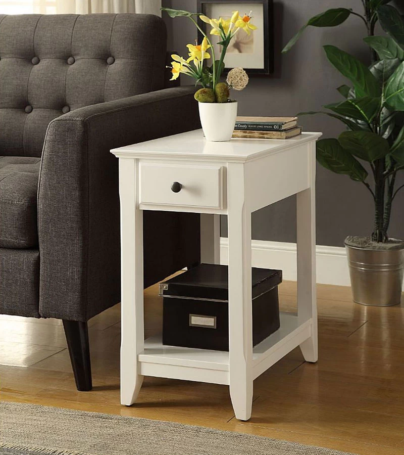 Bertie Accent Table (White) 1 Bertie Accent Table (White)