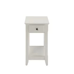 Bertie Accent Table (White) 6 Bertie Accent Table (White) -Professional Furniture Discount Store 82842 table 3