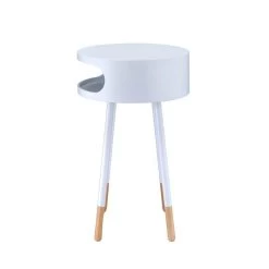 Sonria Accent Table (White) -Professional Furniture Discount Store 84445 table 4