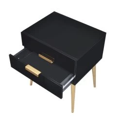 Denvor End Table (Black And Gold) -Professional Furniture Discount Store 84495 table 4