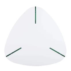 Noland Triangular Occasional Table Set (White High Gloss) 11 Noland Triangular Occasional Table Set (White High Gloss) -Professional Furniture Discount Store 84922 end table white 3