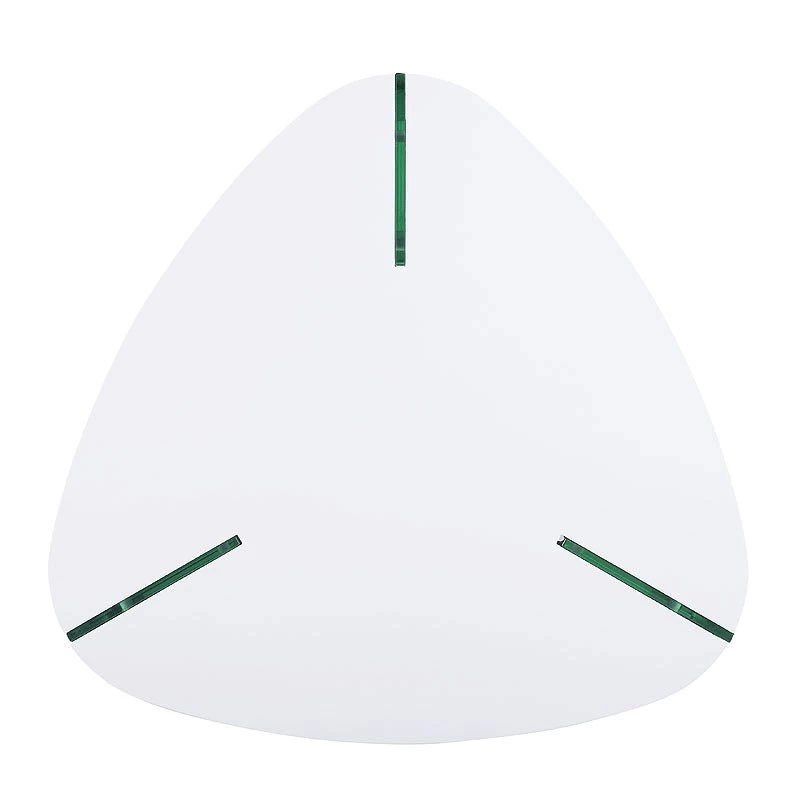 Noland Triangular Occasional Table Set (White High Gloss) 6 Noland Triangular Occasional Table Set (White High Gloss) - Image 6