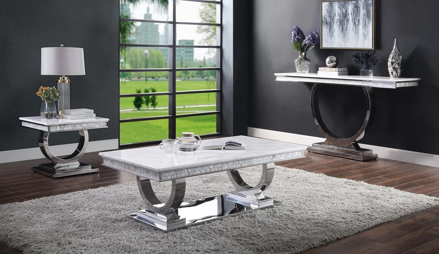 Zander Occasional Table Set 3 Zander Occasional Table Set - Image 3