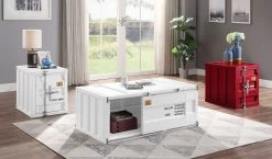 Cargo Occasional Table Set (White) -Professional Furniture Discount Store 87880 87882 ot set white 2