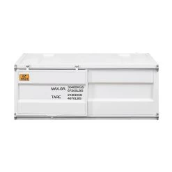 Cargo Coffee Table (White) -Professional Furniture Discount Store 87880 coffee table white 3 1