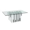 Noralie Glass Top Occasional Table Set