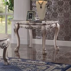 Dresden II Oval Occasional Table Set (Vintage Bone White) -Professional Furniture Discount Store 88172 end table 2