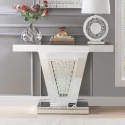 Nysa Geometric Shape Console Table