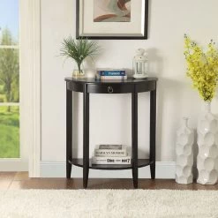 Justino II Console Table (Black)