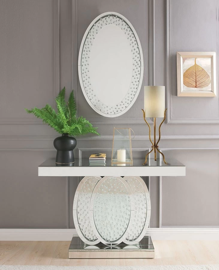 Nysa Overlapped Oval Shape Console Table 2 Nysa Overlapped Oval Shape Console Table - Image 2