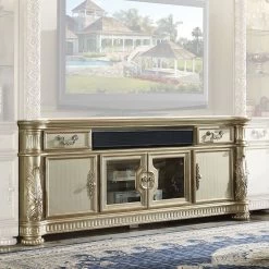 Vendome II TV Console (Bone)