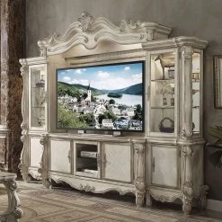 Versailles Entertainment Wall (Bone White)