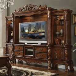 Dresden Entertainment Wall (Cherry Oak)