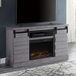 Amrita TV Stand W/ Fireplace
