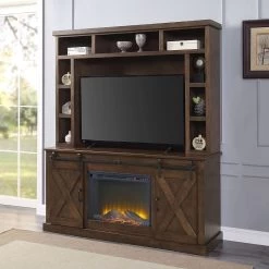 Aksel Entertainment Center W/ Fireplace