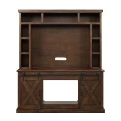 Aksel Entertainment Center W/ Fireplace -Professional Furniture Discount Store 91628 ent center 3