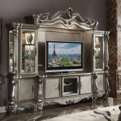Versailles Entertainment Wall (Antique Platinum)