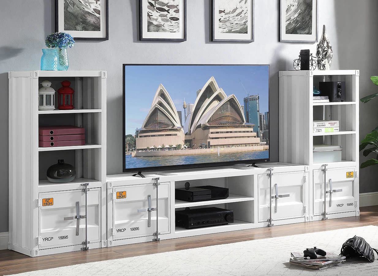 Cargo Entertainment Center (White) 1 Cargo Entertainment Center (White)