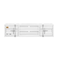 Cargo TV Stand (White) 6 Cargo TV Stand (White) -Professional Furniture Discount Store 91880 tv stand white 3