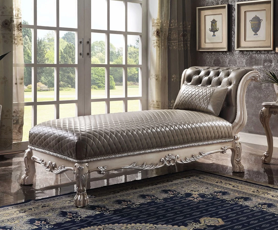 Dresden Chaise (Vintage Bone White) 1 Dresden Chaise (Vintage Bone White)