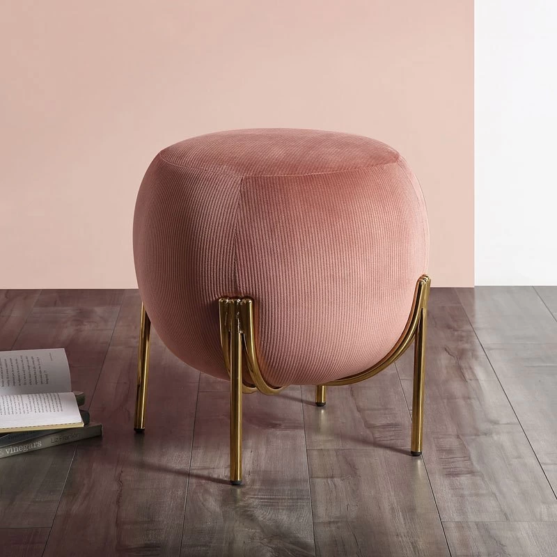 Spraxis Ottoman (Dusty Rose) 1 Spraxis Ottoman (Dusty Rose)