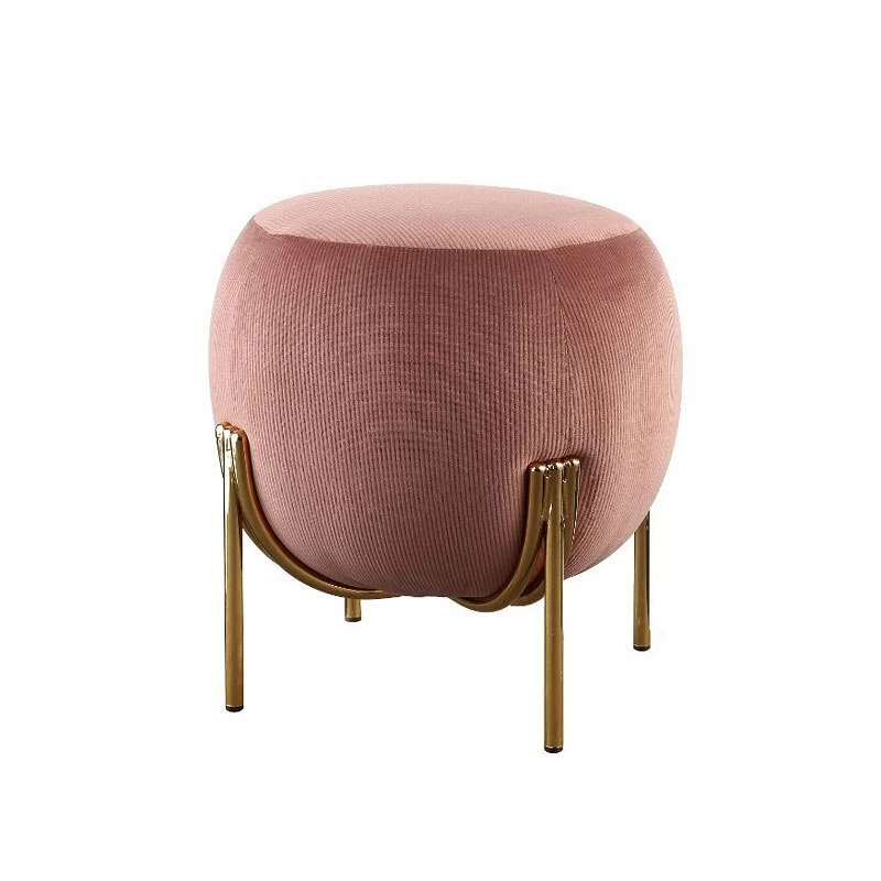 Spraxis Ottoman (Dusty Rose) 2 Spraxis Ottoman (Dusty Rose) - Image 2