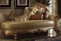 Vendome Chaise (Gold Patina)