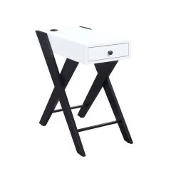 Fierce Side Table (White/ Black) -Professional Furniture Discount Store 97738 side table 2