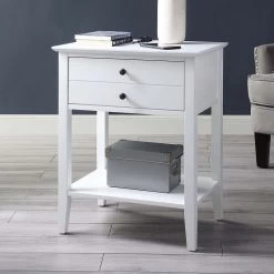 Grardor Side Table (White)